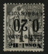 NOSSI-BE : TAXE 0.20 S/ 1c (n°1) Neuf *. Rare. Tirage 300 Ex. Cote 620€. Signé SCHELLER. TB. - Sonstige & Ohne Zuordnung