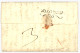 1808 P.87.P TORTONE En Rouge Sur Lettre Avec Texte Pour MILANO. Superbe. - 1792-1815: Départements Conquis