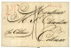 1798 AIX LA CH. Rouge + Grand Cachet PP Rouge Sur Lettre Avec Texte Daté "EUPEN" Pour COLMAR (ALSACE). GRANDE RARETE. Su - 1792-1815: Dipartimenti Conquistati