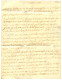 GUERRE De 7 ANS - Campagne De HESSE : (1760) Cachet Trés Rare R.S.D.S.GERMAIN.B.RHIN (Lenain N°7A55) Sur Lettre Avec Tex - Marques D'armée (avant 1900)