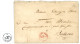 OCCUPATION FRANCAISE Des INDES NEERLANDAISES (1808-1811) : Rarissime Cachet SAMARANG 10 ST. En Rouge (voir Catalogue JAM - Marques D'armée (avant 1900)