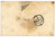 Bureau Central - SHANGHAI : 1860 CORPS EXP. CHINE Bau CENTRAL + Taxe 5 (simple Port Tarif Officier) Sur Enveloppe (déchi - Army Postmarks (before 1900)