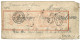 Bureau Central - SHANGHAI : 1860 CORPS EXP. CHINE Bau CENTRAL + Taxe 30 D.T (tarif Soldat) Sur Enveloppe De MANDARIN Con - Bolli Militari (ante 1900)