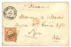 Bureau Central - SHANGHAI : 1861 40c (n°16) Pd Obl. CECB.Cl (frappe Superbe) + CORPS EXP. CHINE Bau CENTRAL Sur Envelopp - Bolli Militari (ante 1900)