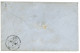 BUREAU A - SAIGON : 1862 CORPS EXP. CHINE Bau A 29 Janv. 62 + Taxe 5 (tarif Officier) Enveloppe Pour LYON. Utilisation T - Bolli Militari (ante 1900)
