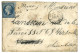 BUREAU B - TIENTSIN (nov 60 à Nov 61): 1860 20c (n°14) Obl. CECB + CORPS EXP. CHINE Bau B 11 Dec 60  Sur Enveloppe Pour  - Army Postmarks (before 1900)