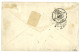BUREAU  D - SINGAPOUR : 1862 CORPS EXP. CHINE Bau D + Taxe 5 (tarif Officier) Sur Enveloppe Pour LYON. Les Lettres Du BU - Legerstempels (voor 1900)