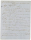 SINGAPOUR Pour SAIGON : 1863 Rare Grand Cachet ETABLISSEMENTS FRANCAIS DE LA COCHINCHINE SAIGON (verso) + Taxe 6 + "Per  - Bolli Militari (ante 1900)