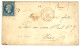 EXPEDITION De COCHINCHINE - PRECURSEUR : 1863 FRANCE 20c (n°14) TB Margé Obl. Losange Ambulant Rouge + COL. F. V. SUEZ P - Army Postmarks (before 1900)