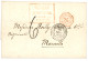EXPEDITION De COCHINCHINE : 1863 Grand Cachet ETABLISSEMENTS FRANCAIS DE LA COCHINCHINE SAIGON (rare) + Taxe 6 + BUREAU  - Legerstempels (voor 1900)