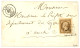 1853 Magnifique 10c PRESIDENCE (n°9) Coin De Feuille Obl. PC 168 + T.15 AUCH Sur Lettre Locale. Signé CALVES + Certifica - 1852 Luigi-Napoleone
