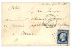 1860 20c (n°14) Obl. Rouleau De GROS POINTS + PARIS Sur Enveloppe Pour L' ARMEE EXPEDITIONNAIRE De FRANCE à ROME (ITALIE - 1853-1860 Napoléon III.
