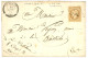 ALPES MARITIMES : 1866 10c (n°21) Obl. GC 751 (CASTELLANNE) + T.22 ST AUBAN (78) Sur Lettre Avec Texte Daté "AMIRAT 10 J - 1863-1870 Napoléon III Lauré