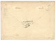 1867 TÊTE-BÊCHE Du 20c (n°22) Dans Une Bande De 4 Obl. GC 2659 + T.15 NIMES Sur Enveloppe Pour TARASCON. Signé BRUN + CA - 1863-1870 Napoléon III Lauré