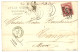 MIXTE FRANCE - MAROC ESPAGNOL : 1871 FRANCE 80c (n°32) Obl. GC 2240 + T.17 MARSEILLE + "Voie De GIBRALTAR" Sur Lettre Po - 1863-1870 Napoleon III With Laurels