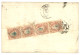 MIXTE FRANCE - MAROC ESPAGNOL : 1871 FRANCE 80c (n°32) Obl. GC 2240 + T.17 MARSEILLE + "Voie De GIBRALTAR" Sur Lettre Po - 1863-1870 Napoléon III Lauré