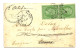 BALLON MONTE : Paire 5c (n°20) Obl. Etoile +  PARIS 2 Oct 70 Sur CARTE Pour TOURS (20 Oct 70) Réexpédié à MARCILLAC (AVE - Oorlog 1870