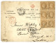 CROIX-ROUGE  AMBULANCE ANNEXE : 1871 Bloc De 6 Du 10c (n°28) Obl. Ambulant LIL P. + PARIS A ARRAS Sur DEVANT D' Envelopp - War 1870