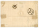 CORSE - POSTE MARITIME : 1874 25c CERES (x2) Pd Obl. Cachet Italien 14 + LIVORNO + CON BASTIM. MERCANT. Sur Lettre Sans  - Maritieme Post