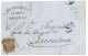 1877 30c SAGE Obl. Cachet Espagnol "losange De Points" Sur Lettre De MARSEILLE Pour BARCELONA. Oblitération Trés Rare Su - Posta Marittima