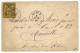 LIGNE O De POINTE DE GALLE (CEYLON) à CALCUTTA : 1880 35c SAGE Obl. Trés Rare Cachet LIGNE O PAQ FR N°1 (Salles N°1961b  - Maritime Post