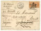 YOKOHAMA - Courrier Détourné (GUERRE 1870 Siège De PARIS) : 40c (n°31) X2 Obl. Etoile + PARIS 12 Aout 70 Pour YOKOHAMA ( - 1849-1876: Klassieke Periode