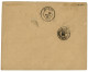 1874 25c CERES (n°60) Bande De 4 Obl. YOKOHAMA Bau FRANCAIS Sur Enveloppe Pour La FRANCE. Superbe. - 1849-1876: Classic Period