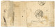LA CAIRE : 1871 10c (n°28) X2 Au Recto + 10c (n°28) X2  Au Verso Obl. GC 5119 + LE CAIRE Bau FRANCAIS Sur Lettre Pour La - 1849-1876: Classic Period