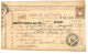 1896 MANDAT DE POSTE Entier Postal Type SAGE Obl. CONSTANTINOPLE GALATA TURQUIE Pour PARIS. RARE. TTB. - 1849-1876: Klassik