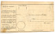 1896 MANDAT DE POSTE Entier Postal Type SAGE Obl. CONSTANTINOPLE GALATA TURQUIE Pour PARIS. RARE. TTB. - 1849-1876: Klassik