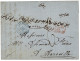 LATTAQUIE - Cachet Maritime : 1870 Trés Rare Cachet LATTAQUIE PAQ FR X N°5 + Taxe 6 Sur Lettre Avec Texte Pour MARSEILLE - 1849-1876: Klassieke Periode