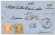 TRIPOLI - SYRIE : 1864 10c (n°21) + 40c (pd) Obl. GC 5101 + TRIPOLI SYRIE Sur Lettre Pour La FRANCE. Bureau RARE. TB. - 1849-1876: Periodo Classico