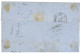 TRIPOLI - SYRIE : 1864 10c (n°21) + 40c (pd) Obl. GC 5101 + TRIPOLI SYRIE Sur Lettre Pour La FRANCE. Bureau RARE. TB. - 1849-1876: Klassieke Periode