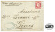 "VOLO- Cachet Des MESSAGERIES IMPERIALES" : 1875 80c CERES Obl. Cachet Négatif Bleu SM Des MI (Salles N°626) Sur Lettre  - 1849-1876: Période Classique