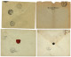 CAMEROUN : 1915 Lot De 4 Lettres Militaires Avec Cachet Rond TRESOR Et POSTE AUX ARMEES.  B/TB. - Andere & Zonder Classificatie