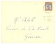 DAR MASALIT (Anglo-egyptian SUDAN) Via ADRE (TCHAD : 1925 15m Obl. ADRE Sur Enveloppe Avec Texte Pour GENEINA. RARE. B/T - Otros & Sin Clasificación