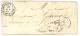 CORR. D' ARMEES TRANG-BANG : 1867 Trés Rare Cachet CORR. D'ARM. TRANG-BANG + Taxe 30 D.T. Sur Lettre Avec Texte Complet  - Sonstige & Ohne Zuordnung