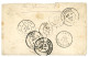 1875 CG 25c CERES (x2) TB Margés Obl. CCH + COCHINCHINE VINH-LONG Sur Enveloppe Pour La FRANCE. TTB. - Other & Unclassified