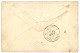 TAN-AN Bureau Civil : 1881 CG Bande De 3 Du 5c SAGE Obl. COCHINCHINE TAN-AN Sur Enveloppe Pour SAIGON. Trés RARE. TTB. - Andere & Zonder Classificatie