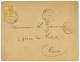 1888 CG 25c Obl. Cachet Télégraphique SAIGON-PORT COCHINCHINE Sur Enveloppe Pour PARIS. TTB. - Other & Unclassified