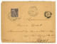 1890 CG 25c Obl. Cachet Télégraphisue TRAON COCHINCHINE Sur Enveloppe Pour PARIS. RARETE. Superbe. - Altri & Non Classificati