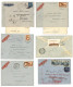 FORCES NAVALES D' EXTREME ORIENT : 1939/40 Lot De 6 Lettres Avec Timbres De FRANCE ,INDOCHINE Ou CHINE. TTB. - Autres & Non Classés