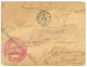 CAMBODGE : 1899 CORPS EXPEDre CAMBODGE Sur Enveloppe(tâches) Pour La FRANCE. Verso, Rare Cachet Rouge TROUPES DU CAMBODG - Sonstige & Ohne Zuordnung