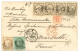 1876 CG CERES 15c Gros Chiffre (n°19) + 5c + 30c (x4) Obl. Losange De 81 Points + INDE PONDICHERY Sur Lettre RECOMMANDEE - Other & Unclassified
