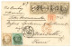 1876 CG CERES 15c Gros Chiffre (n°19) + 5c + 30c (x4) Obl. Losange De 81 Points + INDE PONDICHERY Sur Lettre RECOMMANDEE - Otros & Sin Clasificación