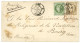 YANAON : 1878 CG CERES 5c + 30c Obl. INDE YANAON Sur Enveloppe Pour La FRANCE. Lettre Exceptionnelle Du Bureau Le Plus R - Other & Unclassified