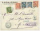 MARTINIQUE Pour Le MEXIQUE : 1903 5c + 10c (x2) + 15c (x2) Obl. FORT DE FRANCE CHARGEMENT (rare) Sur Enveloppe RECOMMAND - Sonstige & Ohne Zuordnung