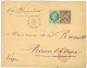 NOSSI-BE : 1879 CG 5c CERES + 20c SAGE Brun Obl. MAYOTTE ET DEP. NOSSI-BE Sur Enveloppe Pour La FRANCE. Tarif VOIE De ME - Other & Unclassified