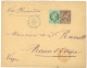 NOSSI-BE : 1879 CG 5c CERES + 20c SAGE Brun Obl. MAYOTTE ET DEP. NOSSI-BE Sur Enveloppe Pour La FRANCE. Tarif VOIE De ME - Altri & Non Classificati