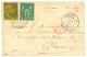 REUNION - ST LOUIS : 1882 CG 5c SAGE + 20c ALPHEE DUBOIS Obl. REUNION ST LOUIS Sur Enveloppe Pour PARIS. Combinaison Rar - Autres & Non Classés